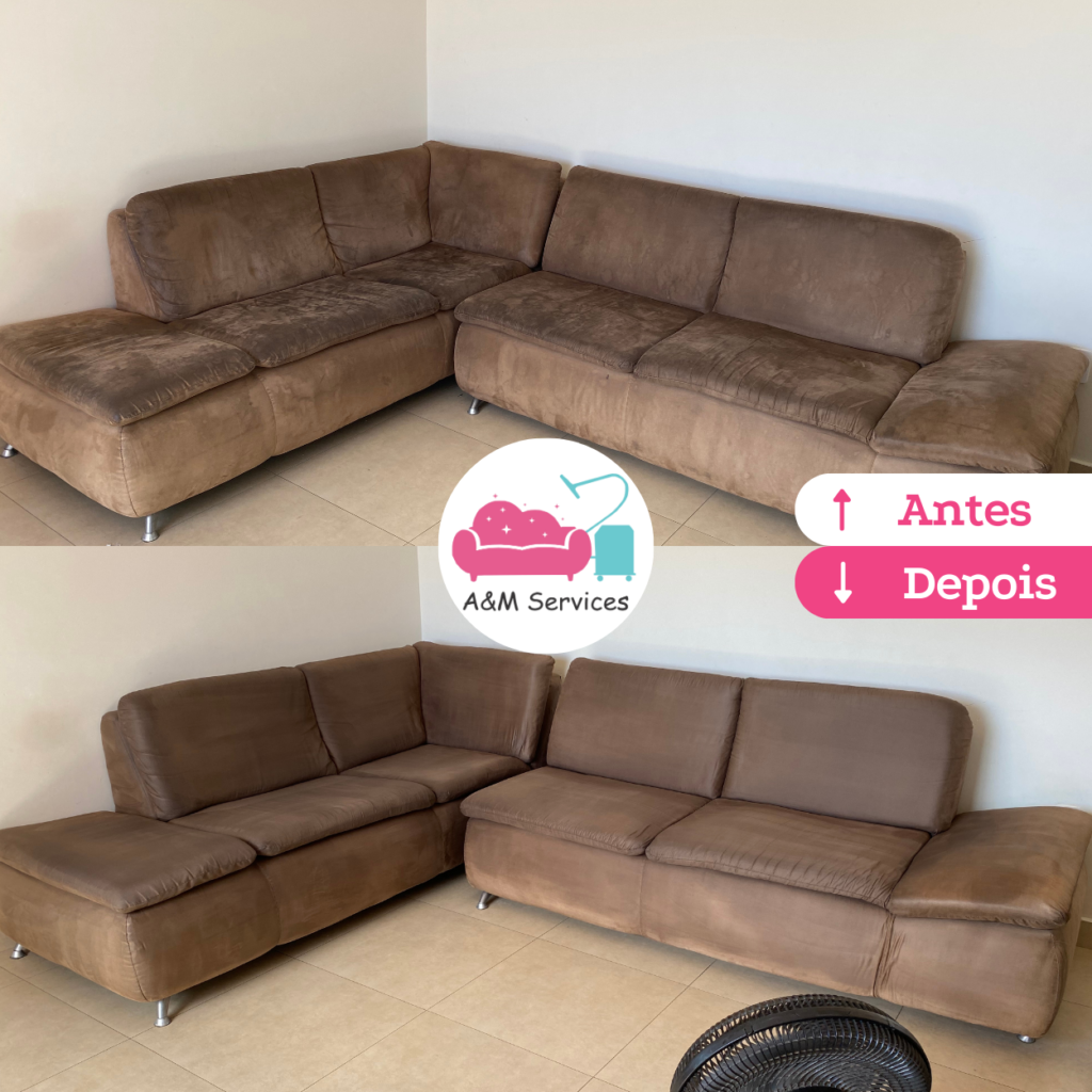 A&M Cleaning | Higienização e Impermeabilização de Estofados | Limpeza de Sofá